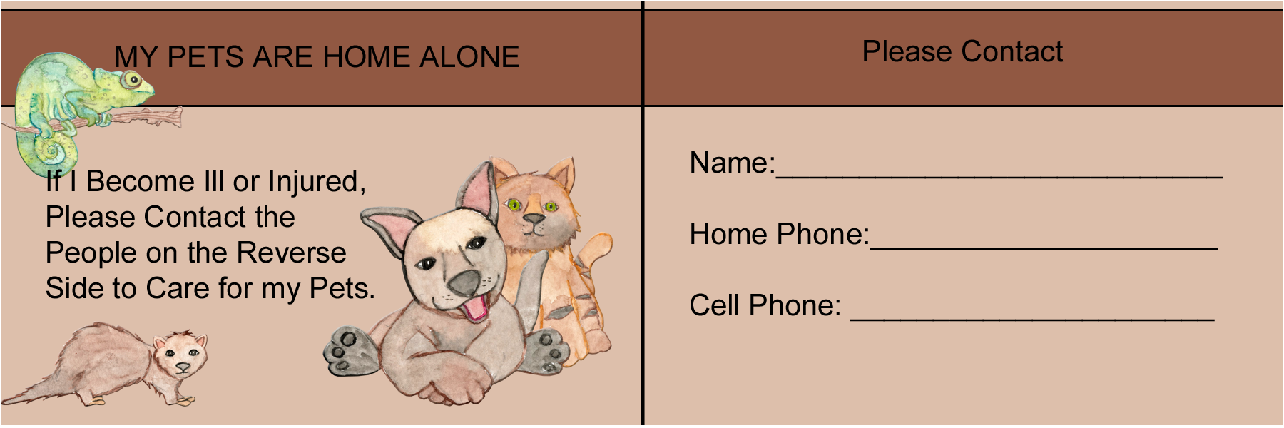 Animals Dwelling By itself Card - Chihuahua Discussion board : Chihuahua Breed Canine photo relating to My Dog is Home Alone Card Printable identified as Animals House By itself Card - Chihuahua Discussion board : Chihuahua Breed Pet dog